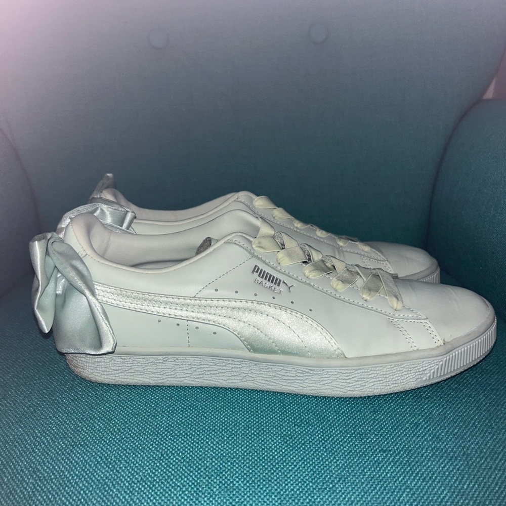 PUMA Women's Sneakers with Satin Bow